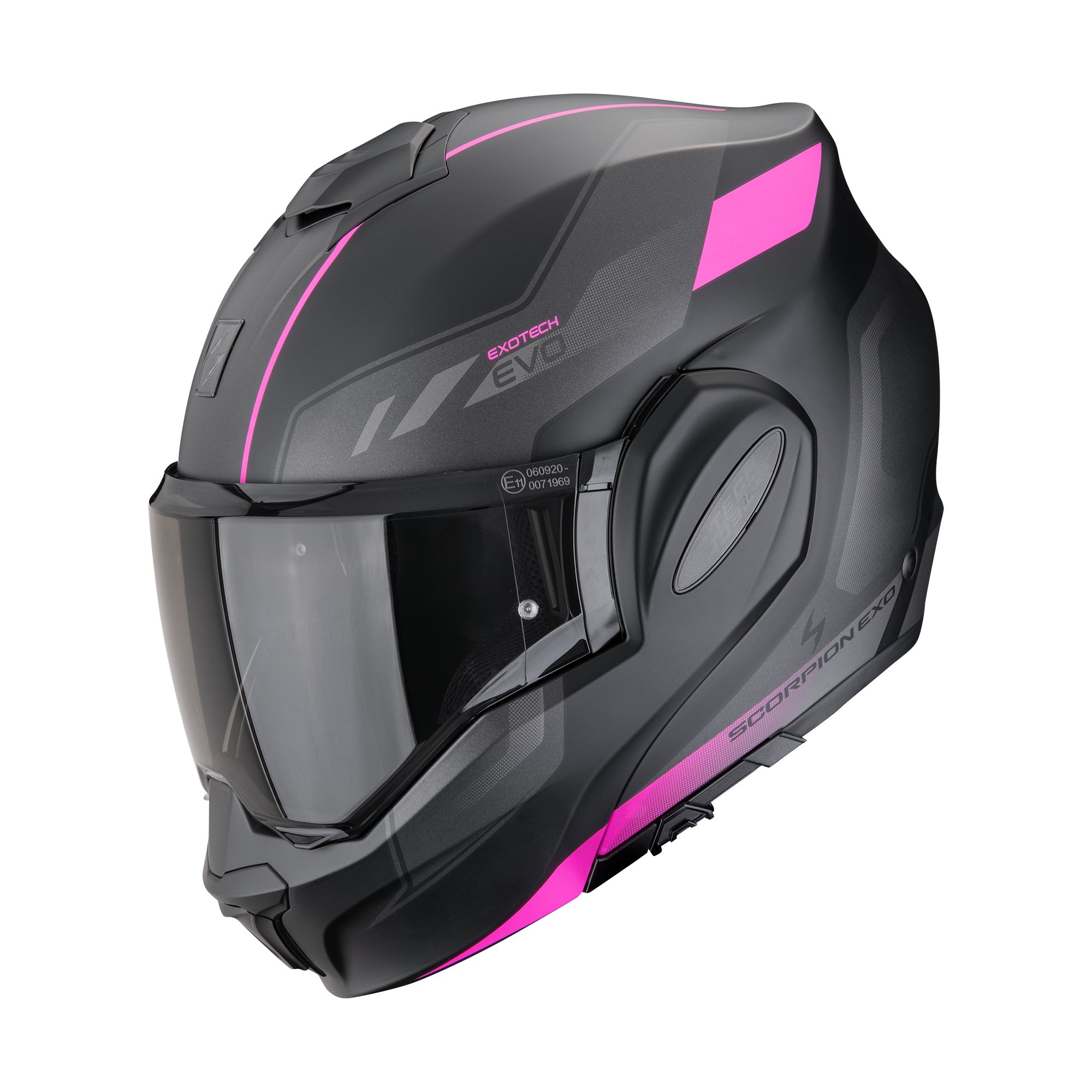 SCORPION Helmet EXO-TECH EVO SOCIUS Matt Black-Pink