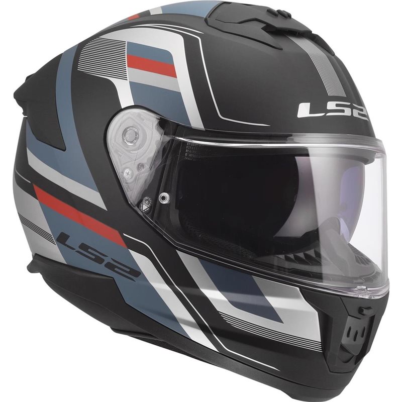 Hjälm Ls2 Ff808 Stream Ii Vintage Svart/Petrol