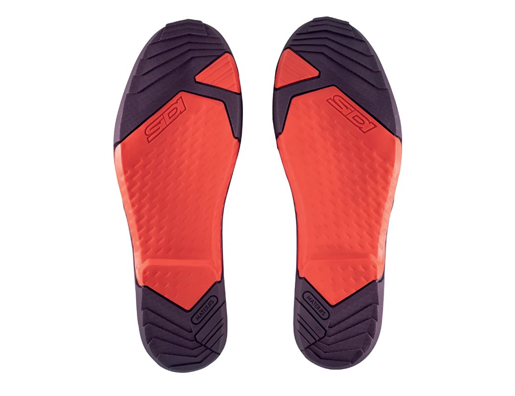 Reservdel Sidi 395 Materis Rubber Soles Vinröd