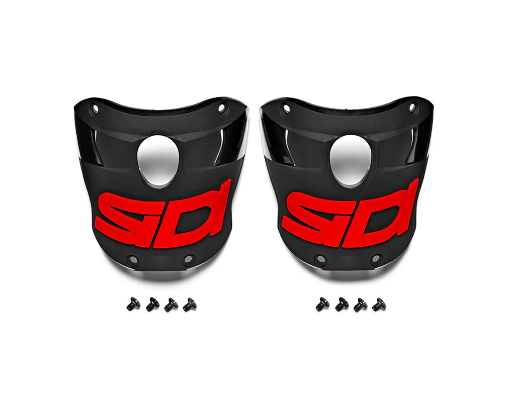 Reservdel Sidi 315 Rex Shin Plate Svart/Röd