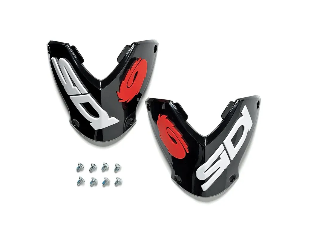 Reservdel Sidi 90 Outer Nylon Shin Plate Svart /Vit/Röd