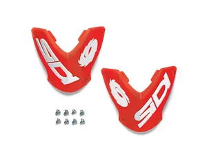 Reservdel Sidi 90 Outer Nylon Shin Plate Röd/Vit/Vit