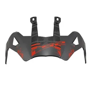 Mx702 Pioneer Ii Skärm Crazy Mattsvart/Röd