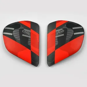 Vas V Sidoplattor Patch Röd