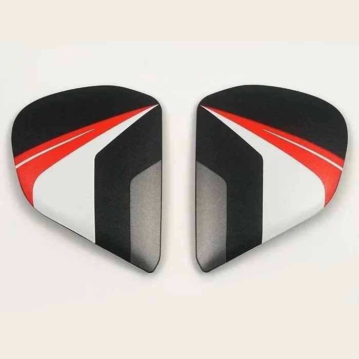 Vas V Sidoplattor Escape Röd Frost Svart