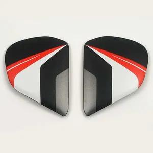 Vas V Sidoplattor Escape Röd Frost Svart