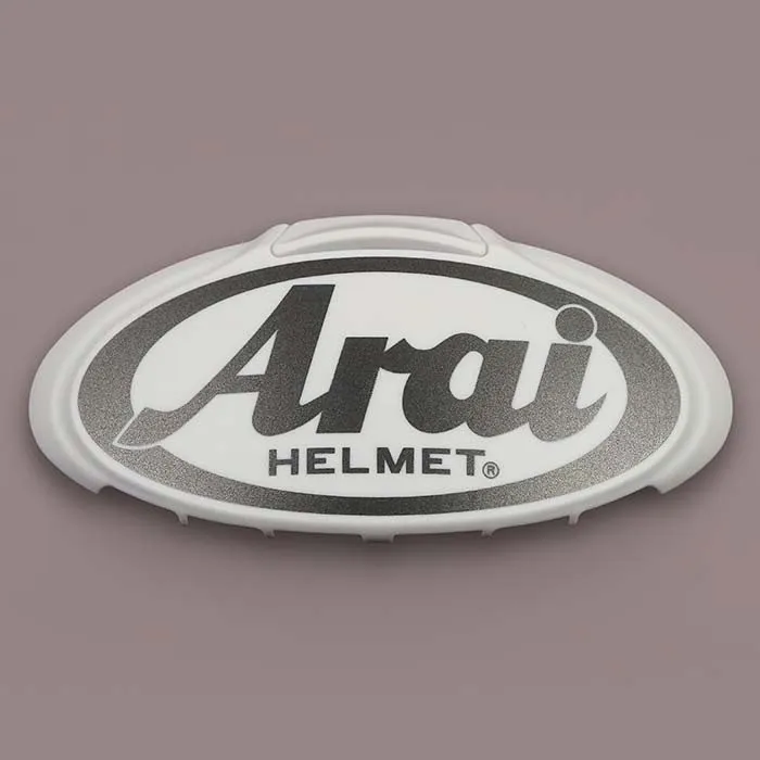 3d Arai Logo Ventil Vit/Gråmetall