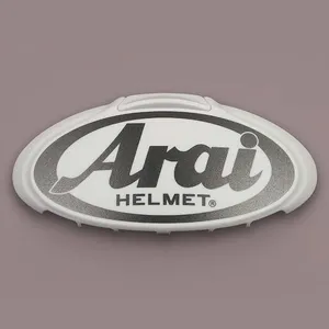 3d Arai Logo Ventil Vit/Gråmetall