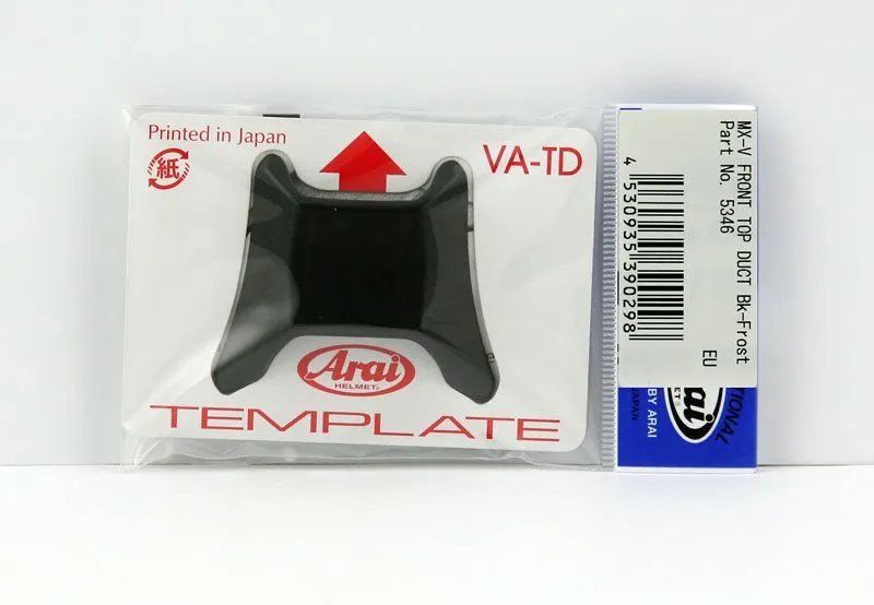 Mx V Främre Toppventil Svart Frost