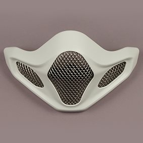 Mx V Ventilationsgaller Hakskydd Met.Vit Frost