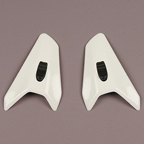 Td Ventil 3 Front Set Metallic Vit (Break Blå)