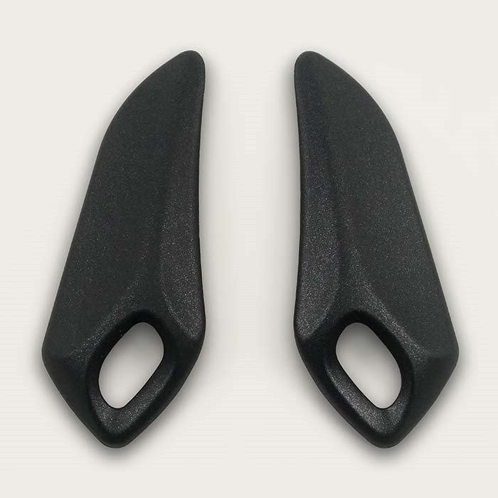 Side Cowl Vent 6 Met. Svart Frost (Triple Svart)