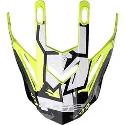 Mx708 Fast Evo Skärm Crusher Svart Neongul