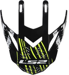 Mx708 Fast Evo Skärm Verve Svart Vit