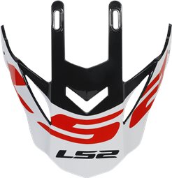 Mx708 Fast Evo Skärm Strike Svartvitröd