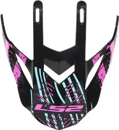 Mx708 Fast Evo Skärm Svart Neonrosa