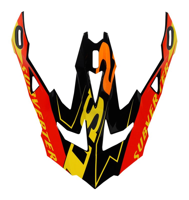 Mx700 Subverter Evo Ii Skärm Arched Röd