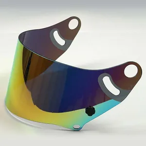 Ck 6 Visir Spegel Röd/Orange