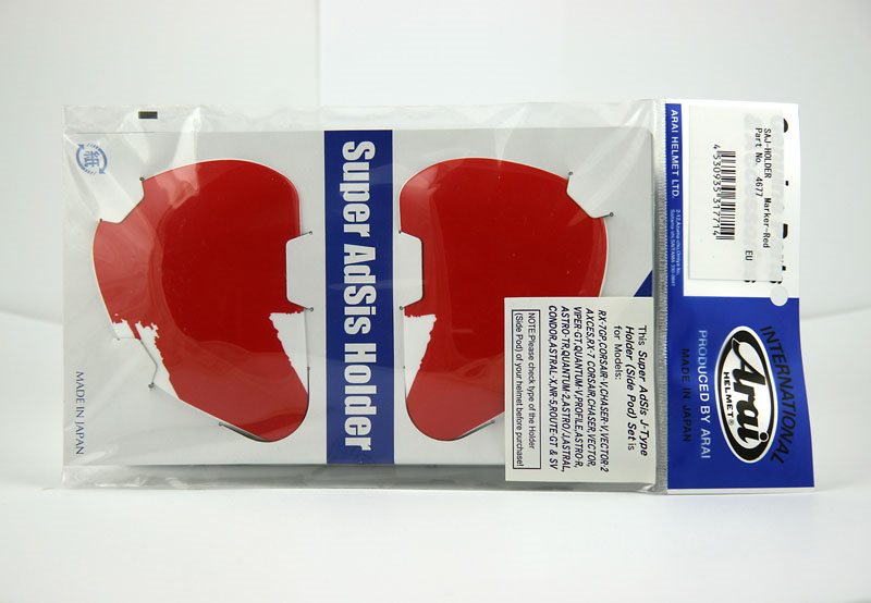 Saj Sidoplattor Marker Röd