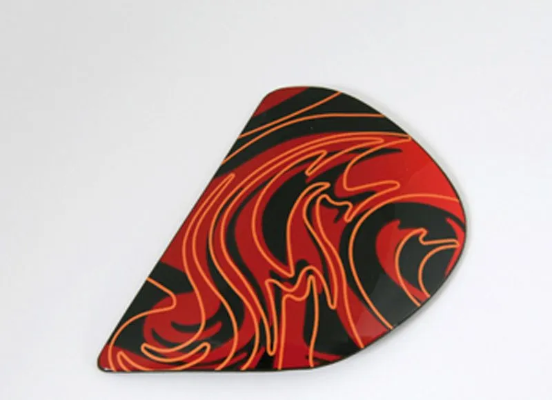 Saj Sidoplattor Camo Röd