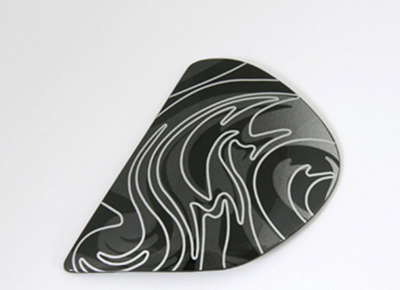 Saj Sidoplattor Camo Svart