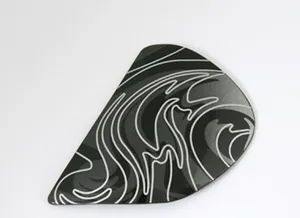 Saj Sidoplattor Camo Svart