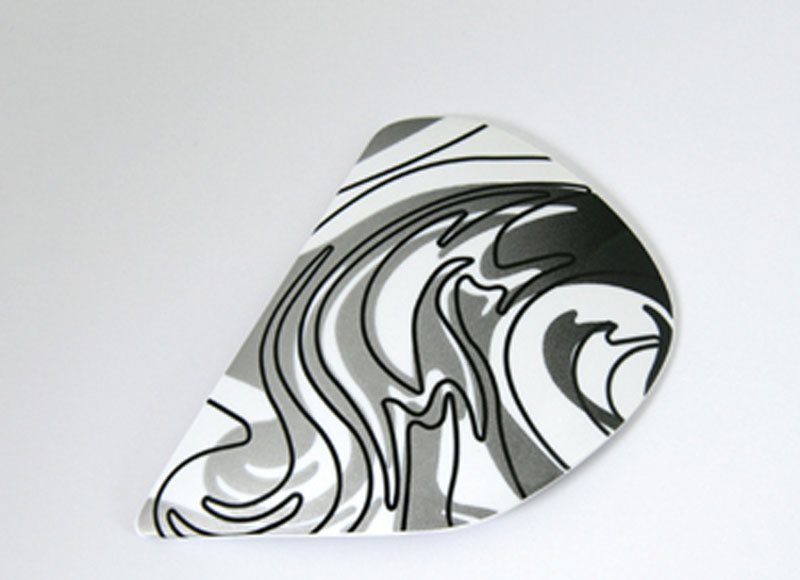 Saj Sidoplattor Camo Vit