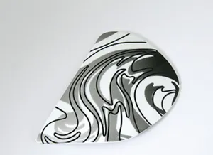 Saj Sidoplattor Camo Vit