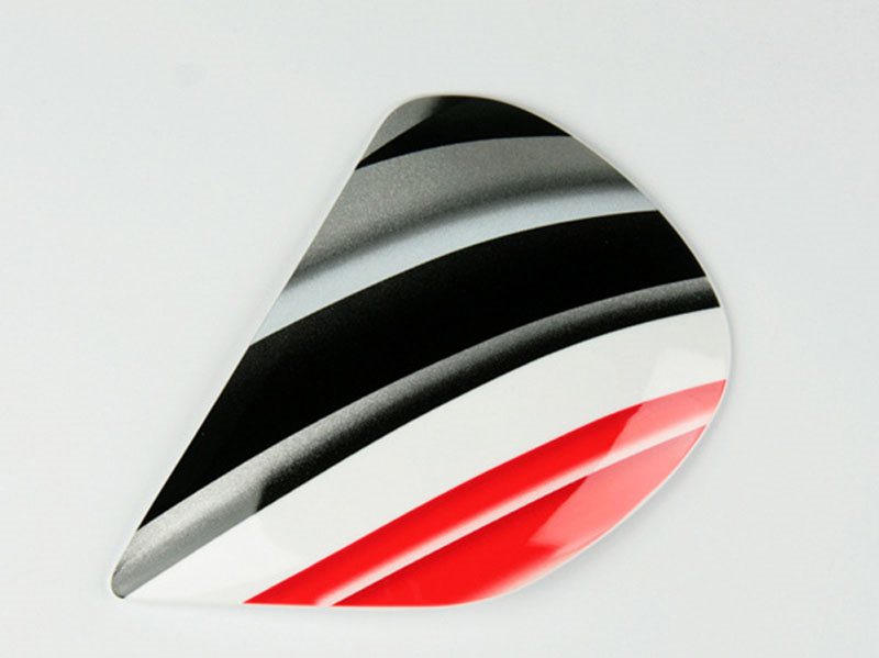 Saj Sidoplattor Dynamic Röd