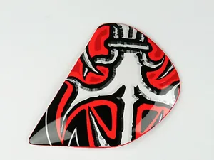 Saj Sidoplattor Gothic Röd