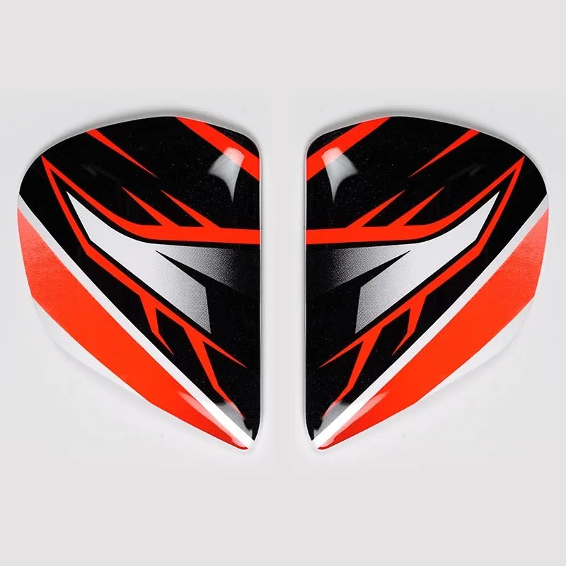 Vas V Sidoplattor Ghost Röd&Blå