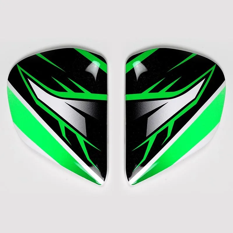 Vas V Sidoplattor Ghost Grön