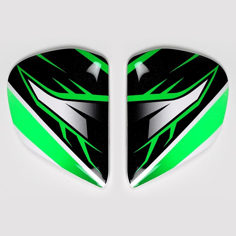 Vas V Sidoplattor Ghost Grön