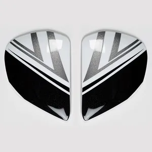 Vas V Sidoplattor Shaped Svart