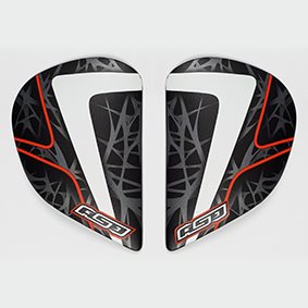 Saj Sidoplattor Sting Röd