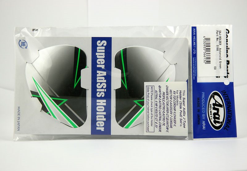 Saj Sidoplattor Asteroid Grön