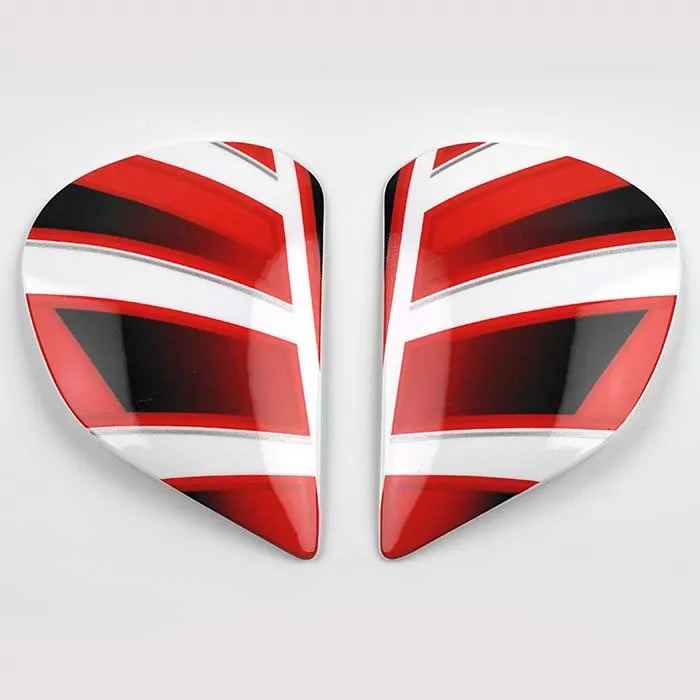 Saj Sidoplattor Apache Röd