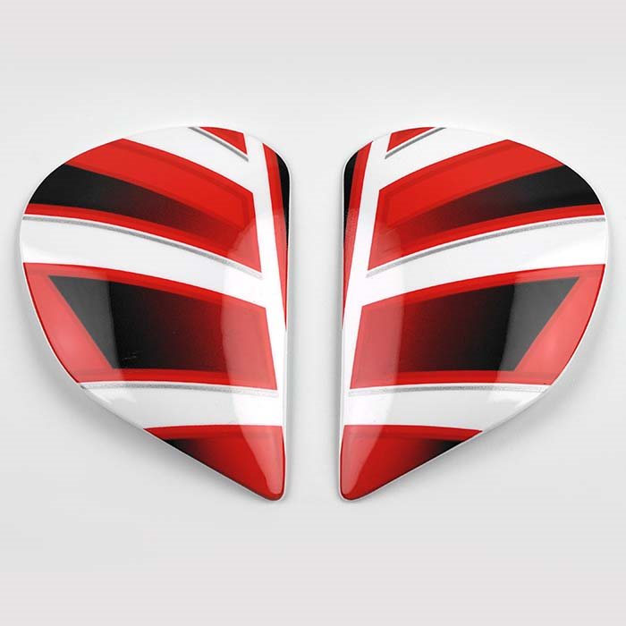 Saj Sidoplattor Apache Röd