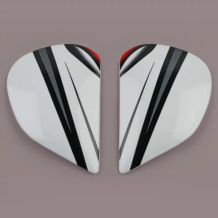 Saj Sidoplattor Vortex Röd