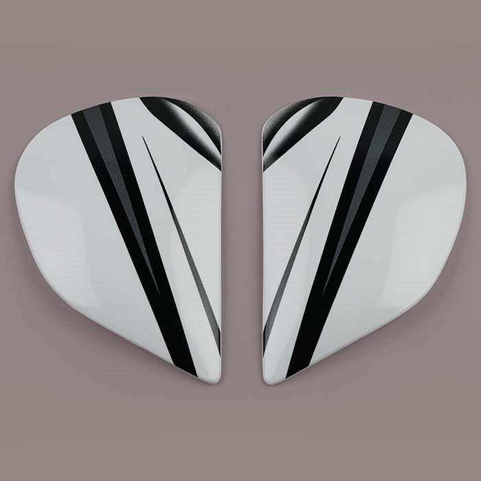 Saj Sidoplattor Vortex Silver