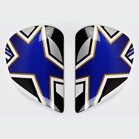 Saj Sidoplattor Starflag 2 Blå