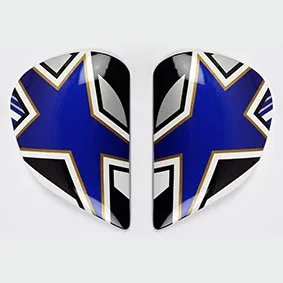 Saj Sidoplattor Starflag 2 Blå