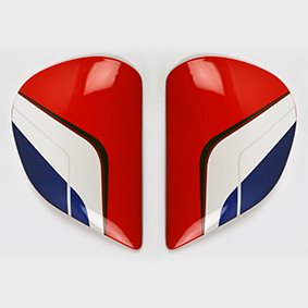 Saj Sidoplattor Flow Blå