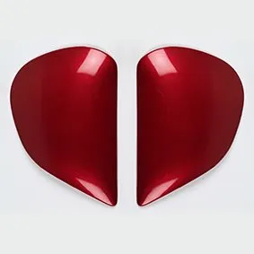 Saj Sidoplattor Streak Röd