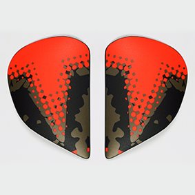 Saj Sidoplattor Comet Röd