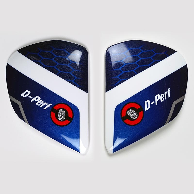 Vas V Sidoplattor Curve Blå