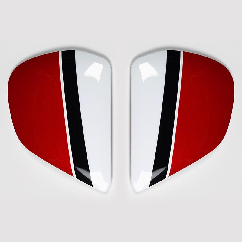 Vas V Sidoplattor Outline Röd