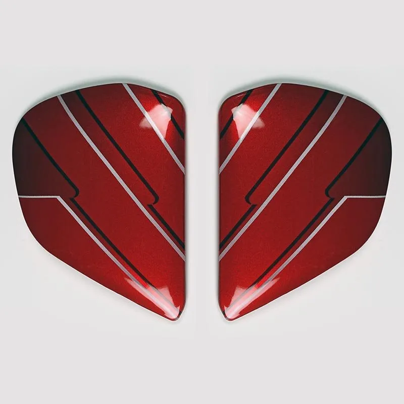 Vas V Sidoplattor Cb Röd/Silver