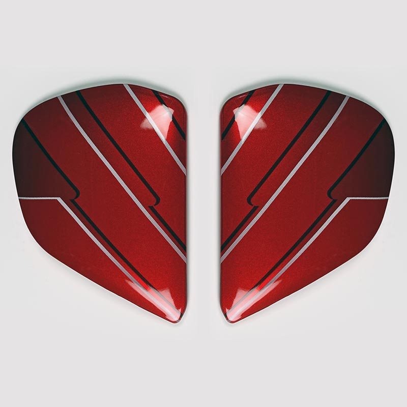 Vas V Sidoplattor Cb Röd/Silver