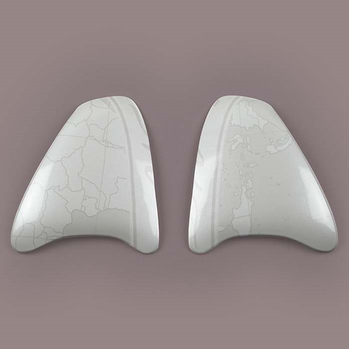 Vas Z Sidoplattor Harada Tour Vit